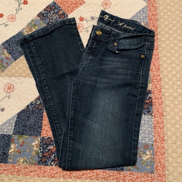 7FAM “A Pocket” Bejeweled Jeans - Picture 3 of 9